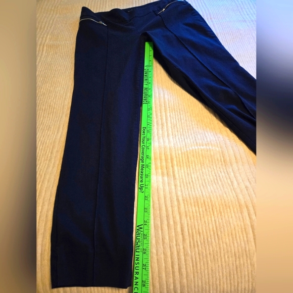 ZAC & RACHEL BLUE PULL-ON DRESS PANTS. SIZE 12. - Picture 3 of 9